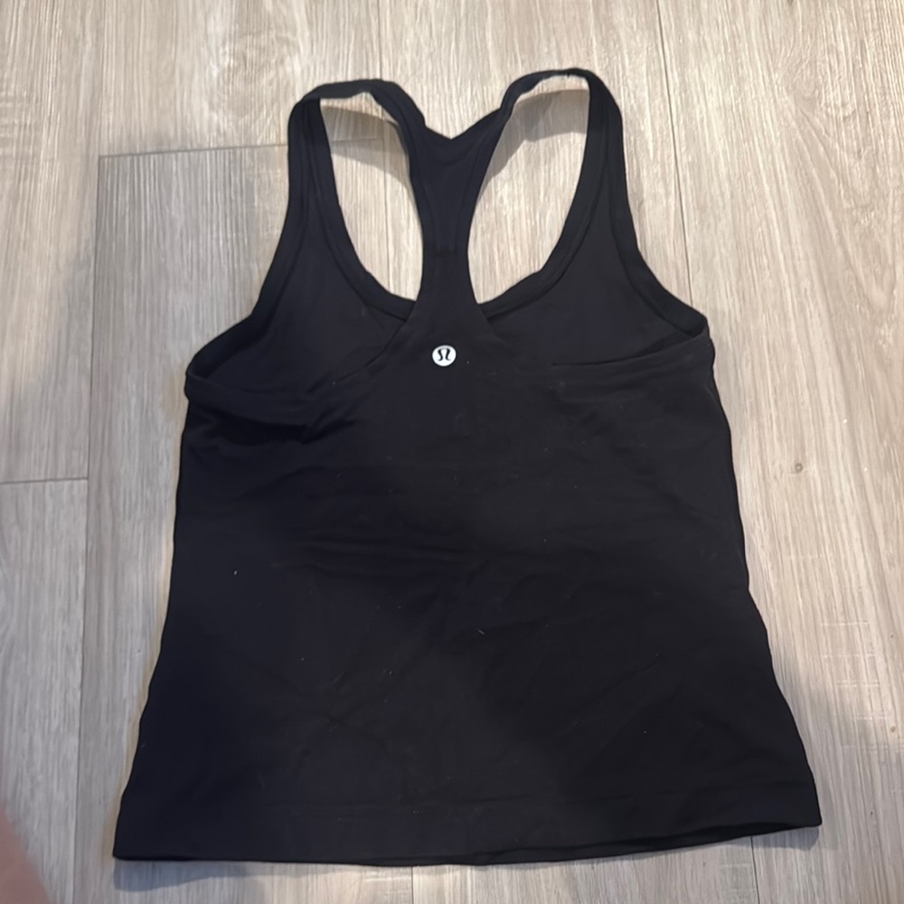 Black Racerback Tank Top - Picture 2 of 3